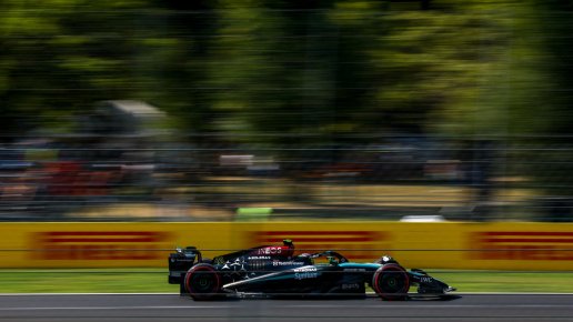 Mercedes-Fahrer gegen "lächerlich bratende" Sitze beim freien Training am Freitag in Monza