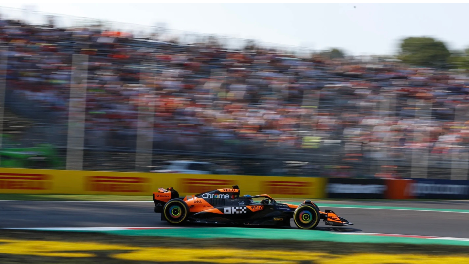 McLaren’s rocketship left Red Bull in the dust on Saturday in Monza