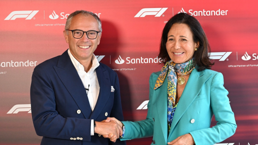 Santander deviendra le partenaire officiel de la Formule 1 en 2025