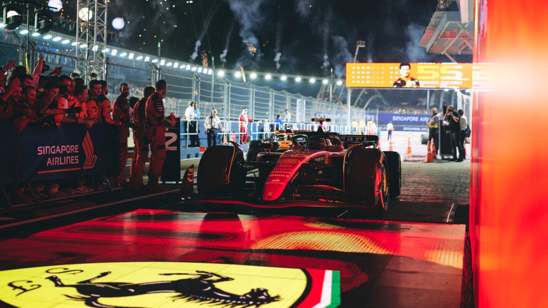 Was geschah das letzte Mal, als die Formel 1 in Singapur antrat?