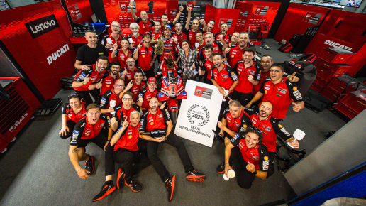 Ducati Lenovo Secures 2024 Teams’ Championship as Jorge Martin Clinches Independent Riders' Title