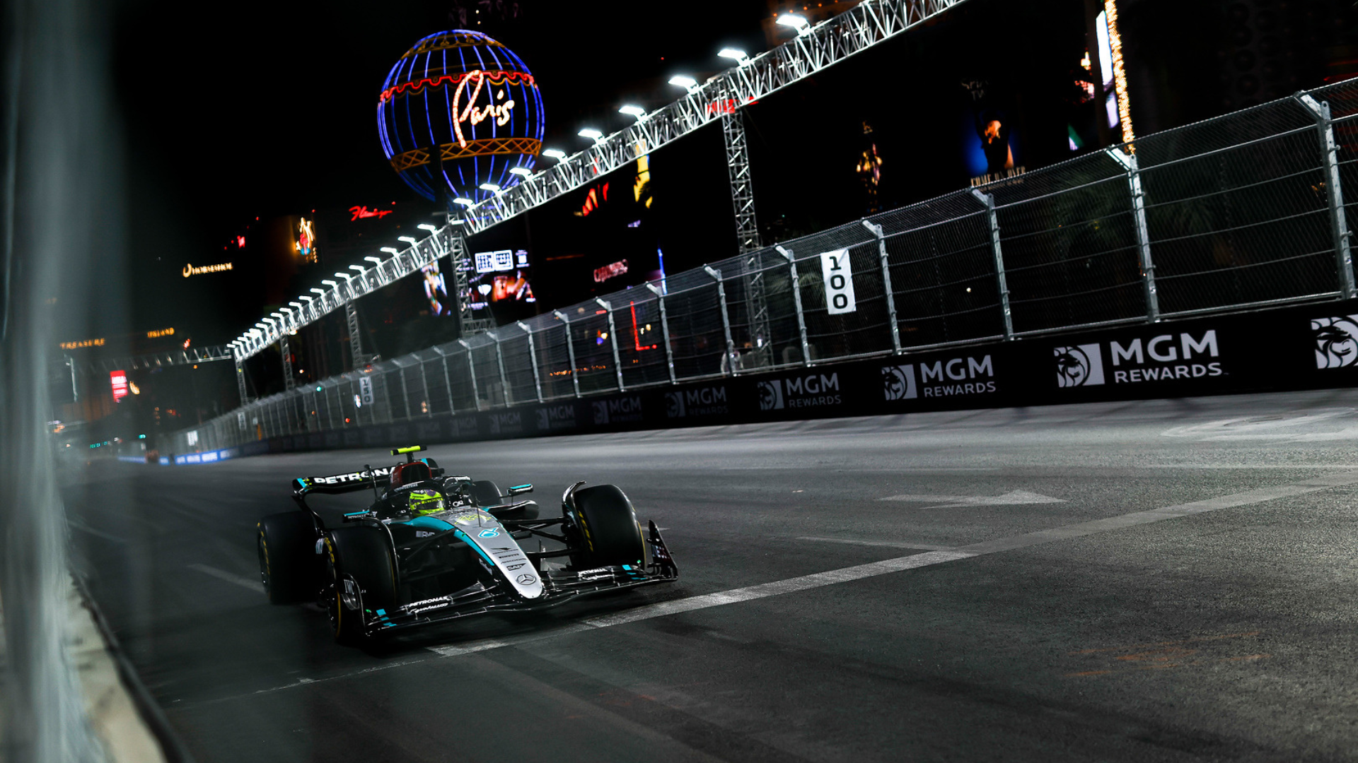 3 von 3 für Mercedes: George Russell führt das dritte Training in Las Vegas an