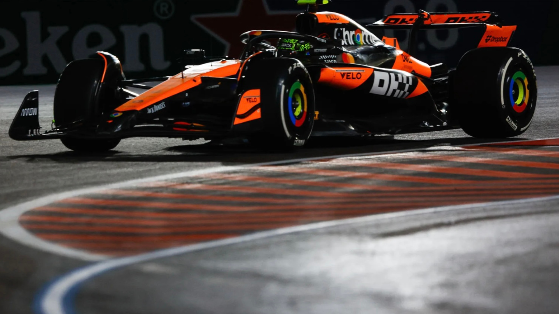 Lando Norris wyraża zaniepokojenie po zmaganiach McLarena w Las Vegas